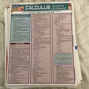 A calculus book and answers